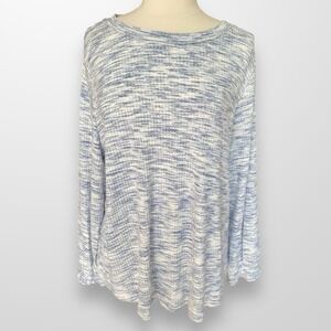 Soft Surroundings Women's Size 2X Top Shirt Ribbed Stretchy‎ Long Sleeve